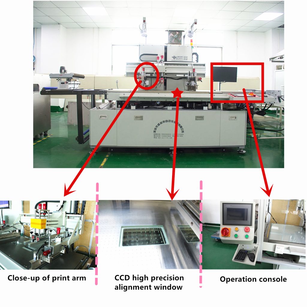 Automatic roll-to-roll precision screen printing machine Structure