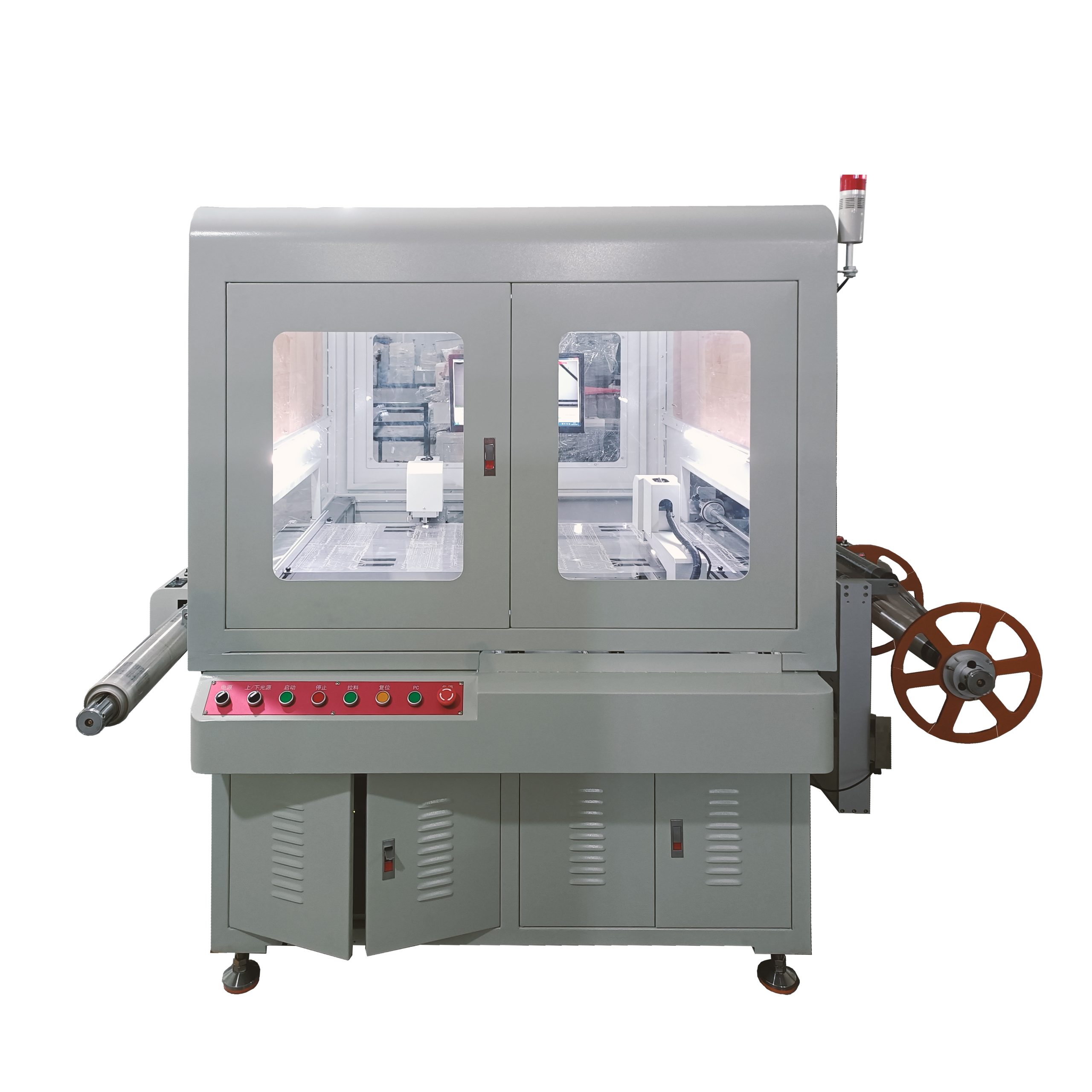 R2R Double Heads Automatic Punching Machine +Cutting Machine - Punching Machine - 1