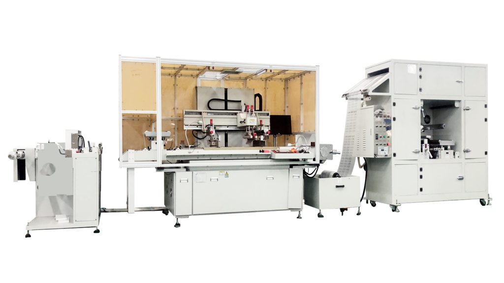 Roll To Roll Screen Printing machine